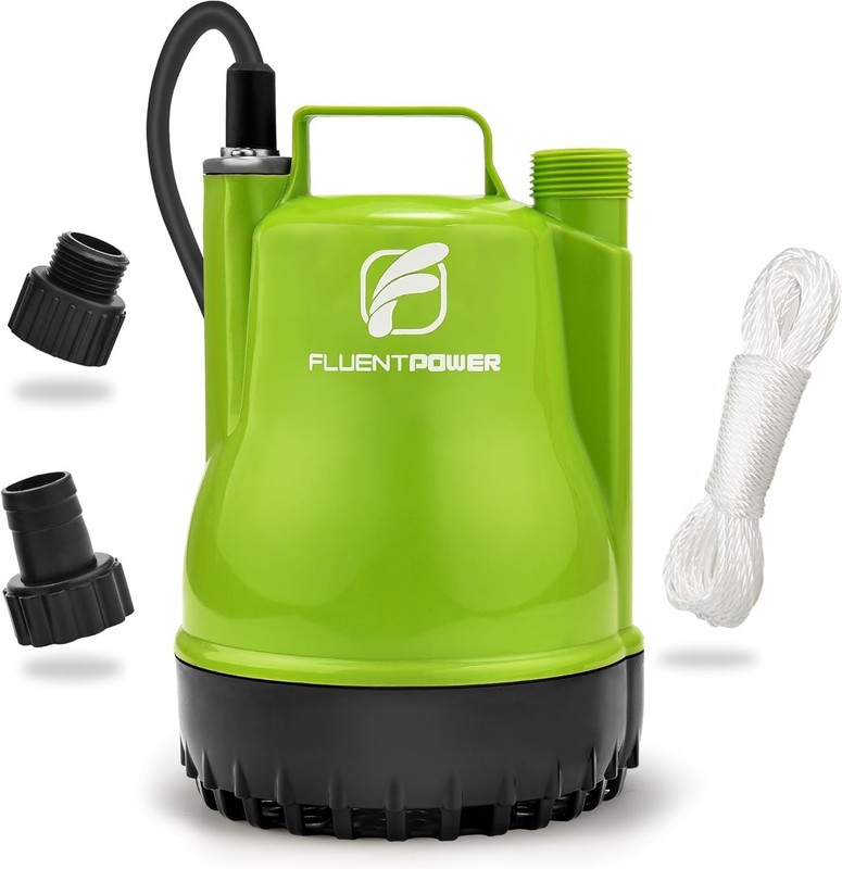 Compact Lightweight 1/4HP Utility Pump - 16.4ft Cord, Easy Manual Control gallery