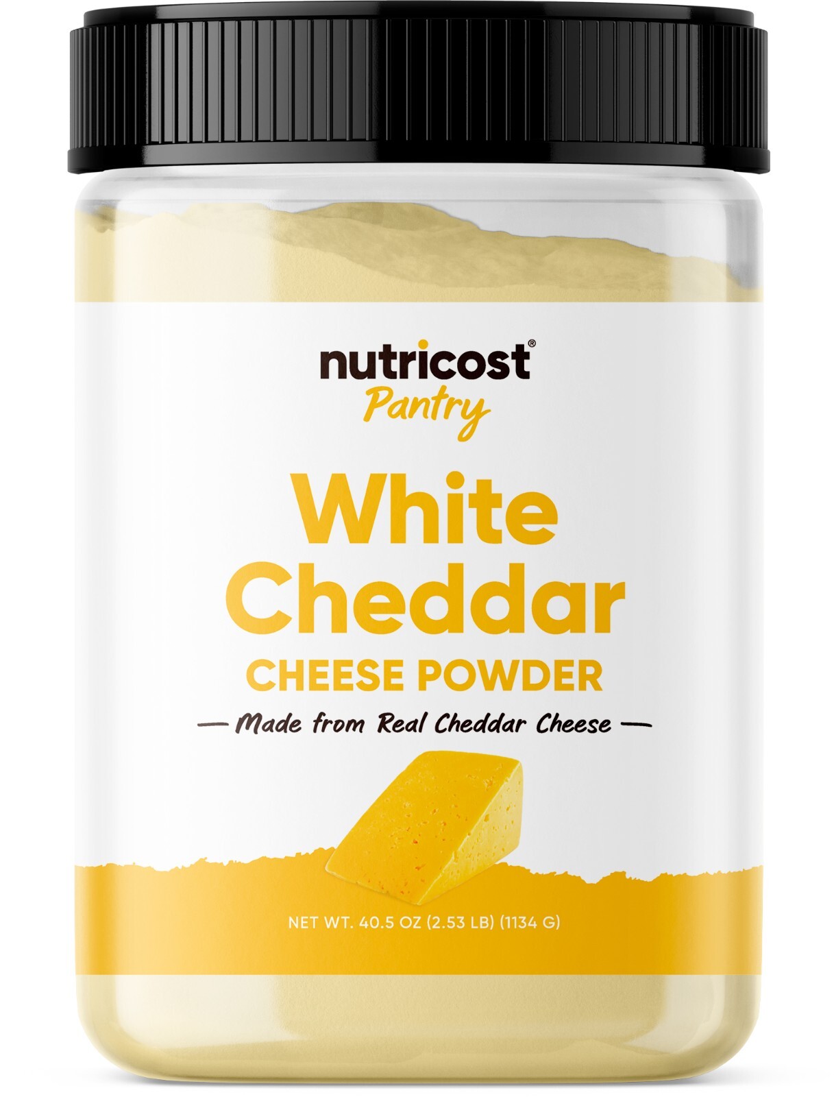 Nutricost Pantry White Cheddar Cheese Powder (2.5 Pounds Per Bottle) gallery