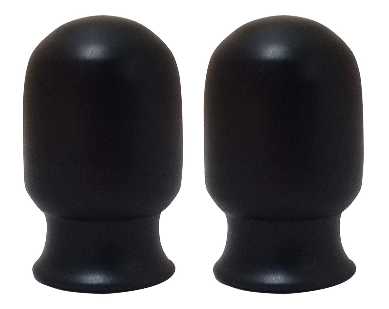 Top Rounded Oval Finial, Oil Rubbed Bronze Finish - Set of 2 (by Royal Designs) gallery