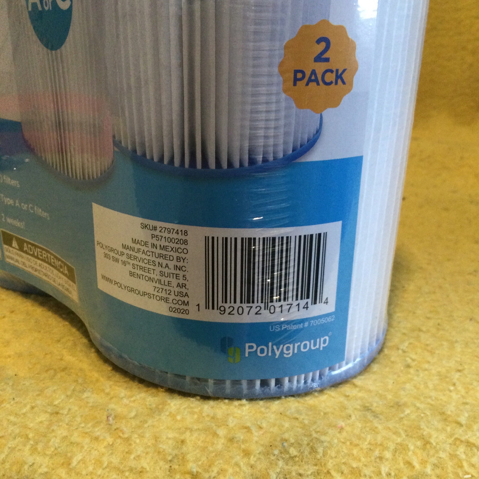Summer Waves Polygroup Pool Filter Cartridge Replacement Size Type A or C 2 Pack gallery