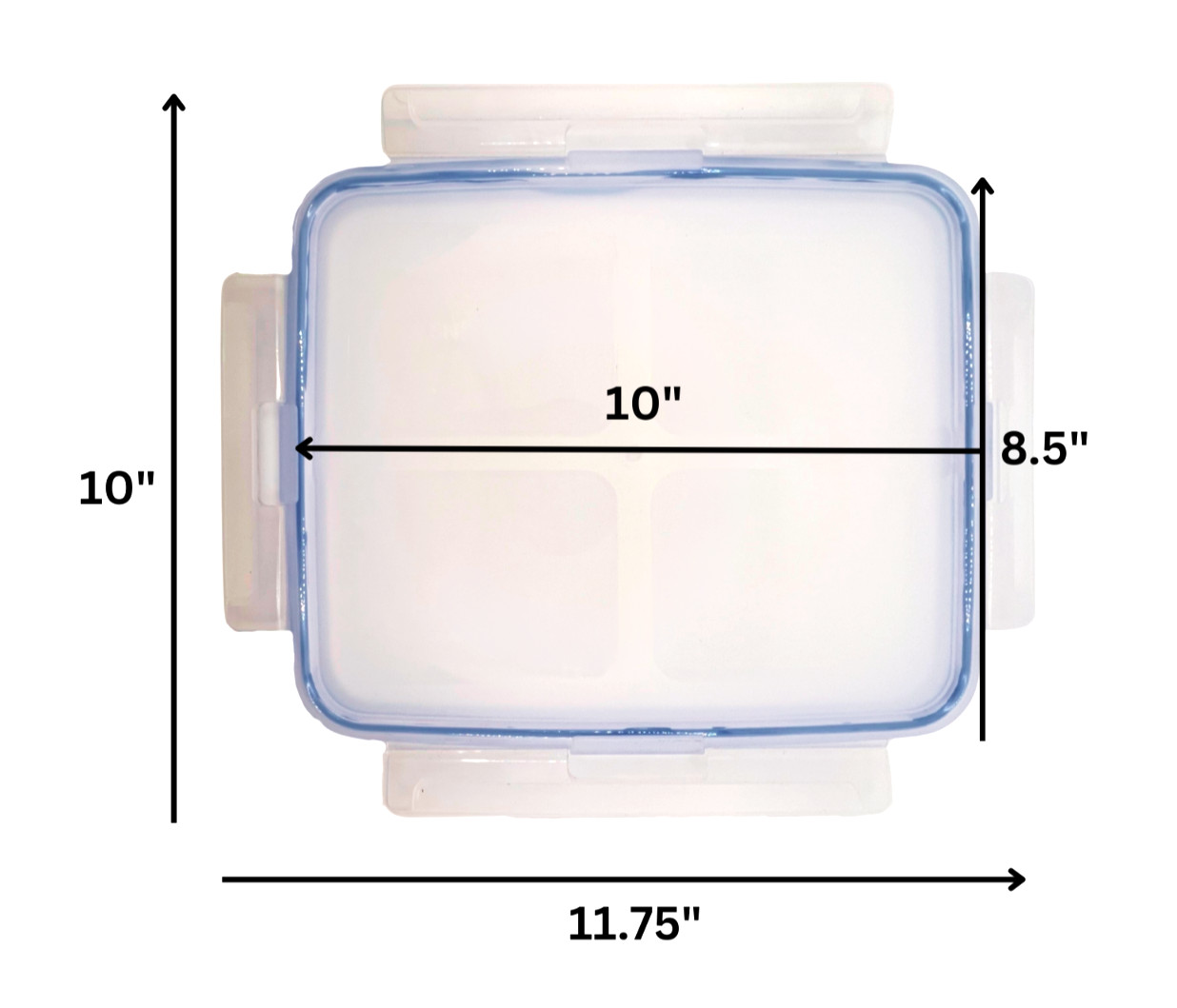 Snapware Replacement Airtight Rectangle Snap On Lid 8.5"x10" Transparent NEW gallery