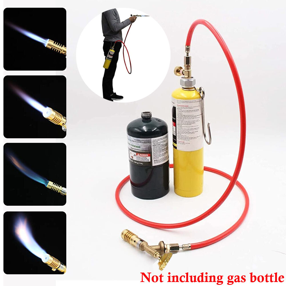 MAPP MAP-Pro Propane Gas Welding Torch Plumbing Soldering Mini Torch with Hose gallery