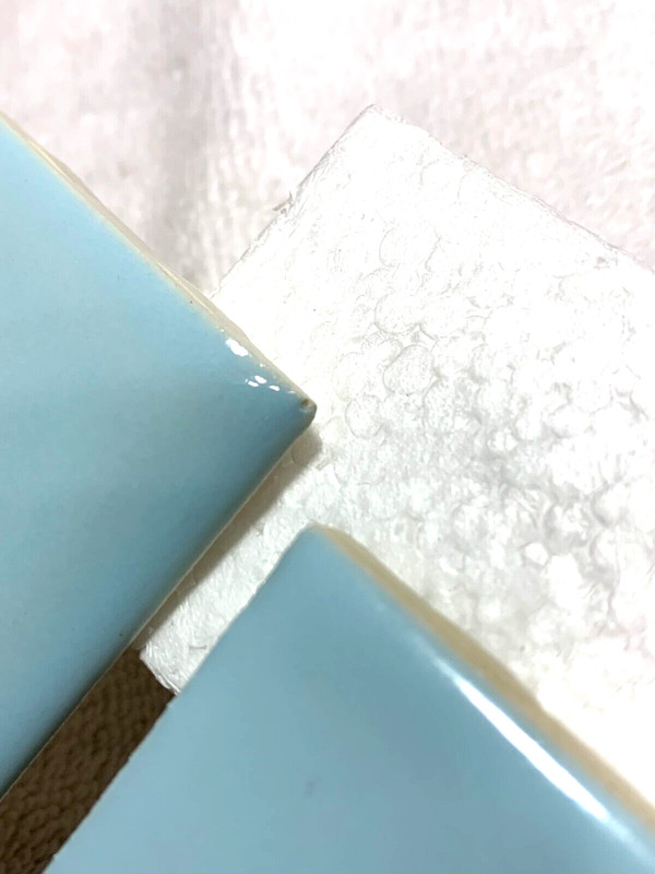Wenczel Ceramic 2" x 6" Flat Surface Bullnose *Pastel Blue* Gloss *2* pcs gallery