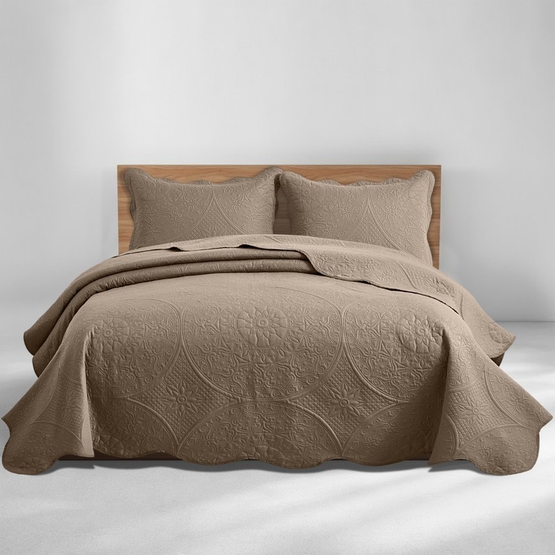 Cooling Coverlet Bedspread Set Luxury Soft Quilt Bedding Throw Twin Queen King gallery