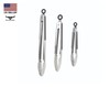 3 Pack Kitchen Cooking Tongs (7", 9" & 12") Non-Slip Grip Handle Dishwasher Safe gallery