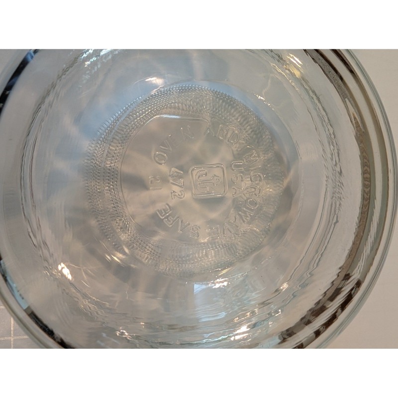 Anchor Hocking Fire-King Clear Glass 12oz Individual Casserole Dishes Lids Set 2 gallery