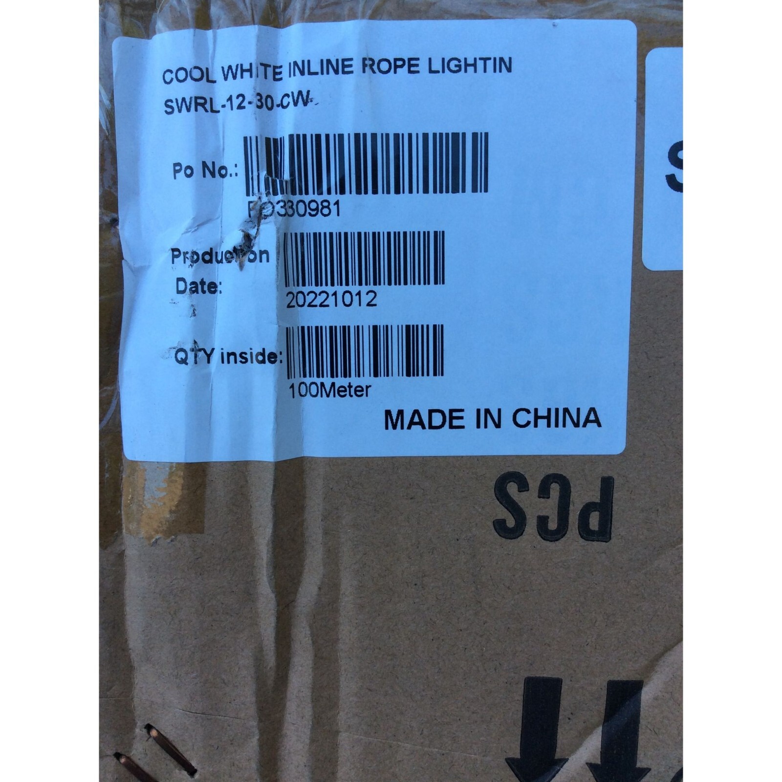 Sunway 100 Meter (328ft) Cool White Inline Rope Lighting SWRL-12-30-CW gallery