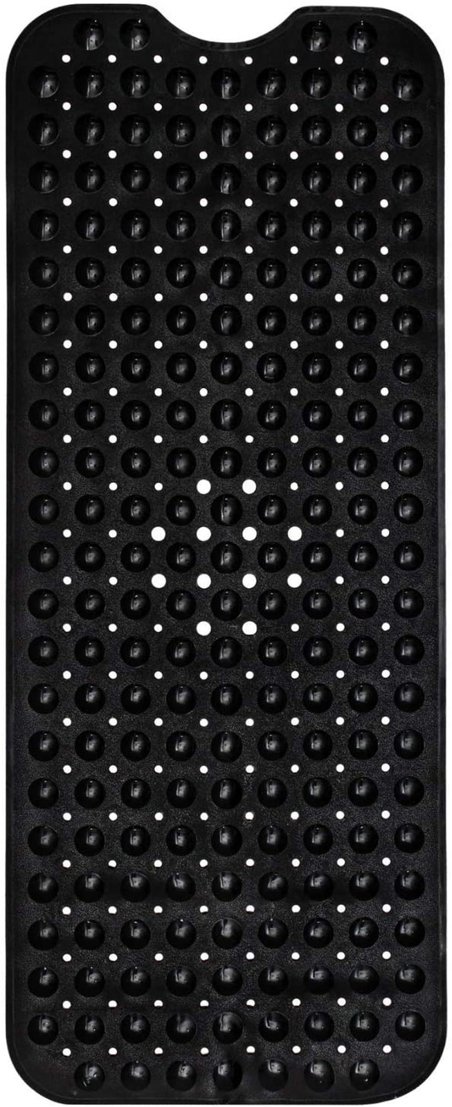 40 X 16 Inch Extra Long Non Slip Bath Mat for Tub and Shower Floors, Black gallery