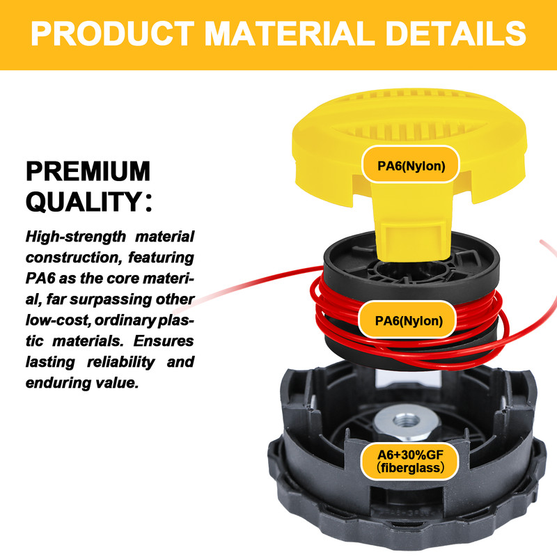 For Dewalt String Trimmer Head DCST920 DCST922 DCST925 DCST970 DCST990 DCST991 gallery