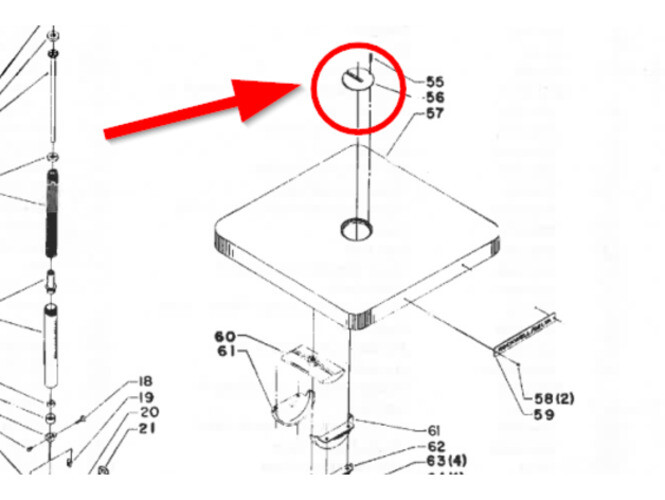 Scroll Saw Table Insert for Rockwell 24" model 40-440 LBS-56 gallery
