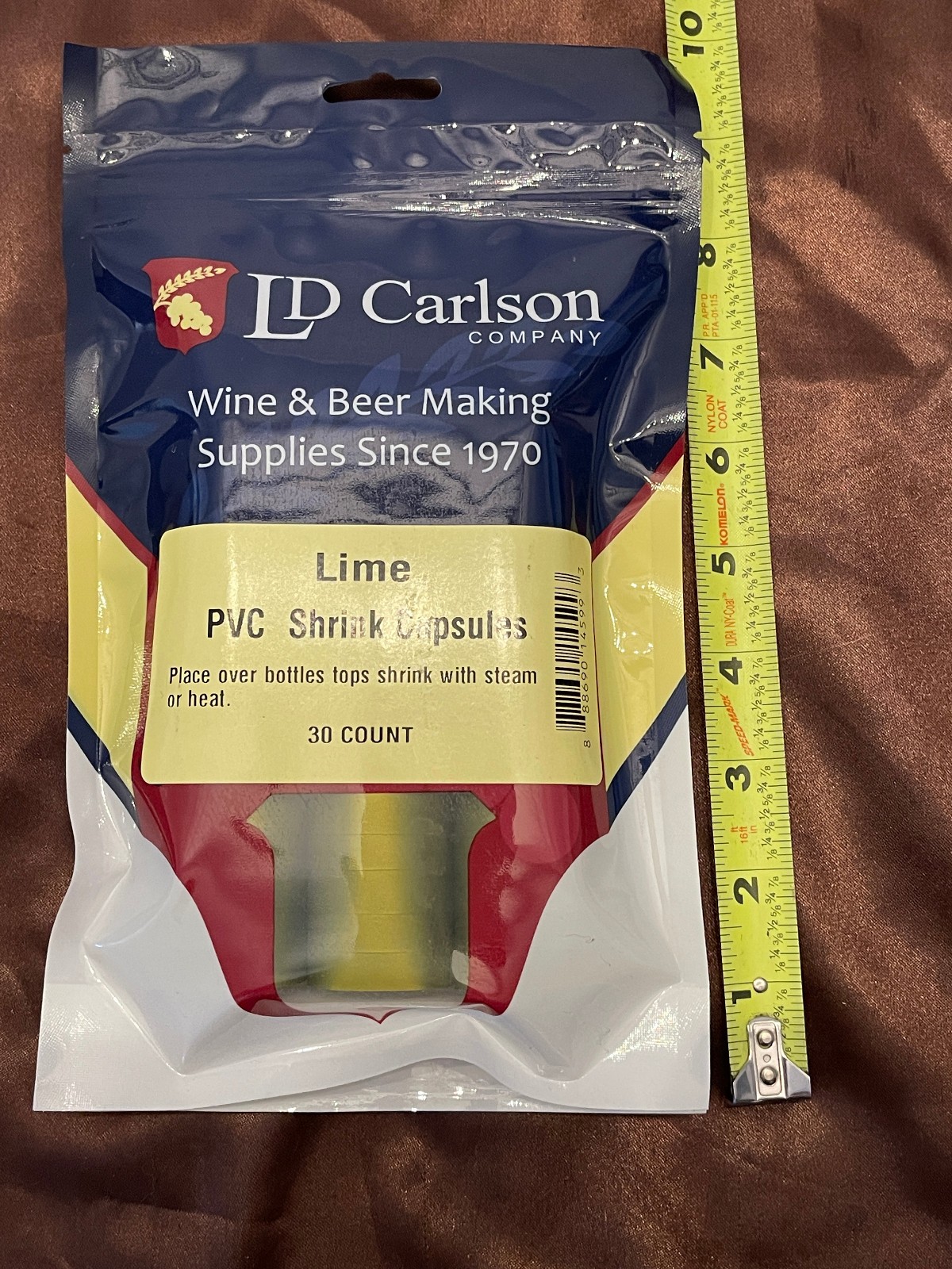 Lime PVC Heat Shrink Capsules Wine Bottle Closures 30 count LD Carlson gallery
