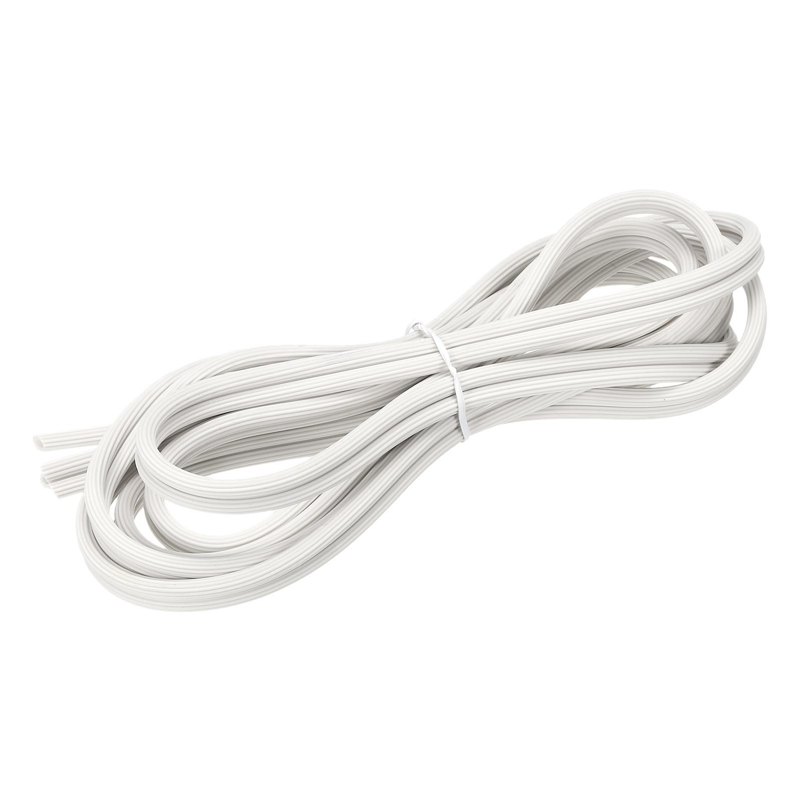 Screen Spline, 5M/16.4Ft Silicone Window Sealing Strip, 5mm OD White gallery
