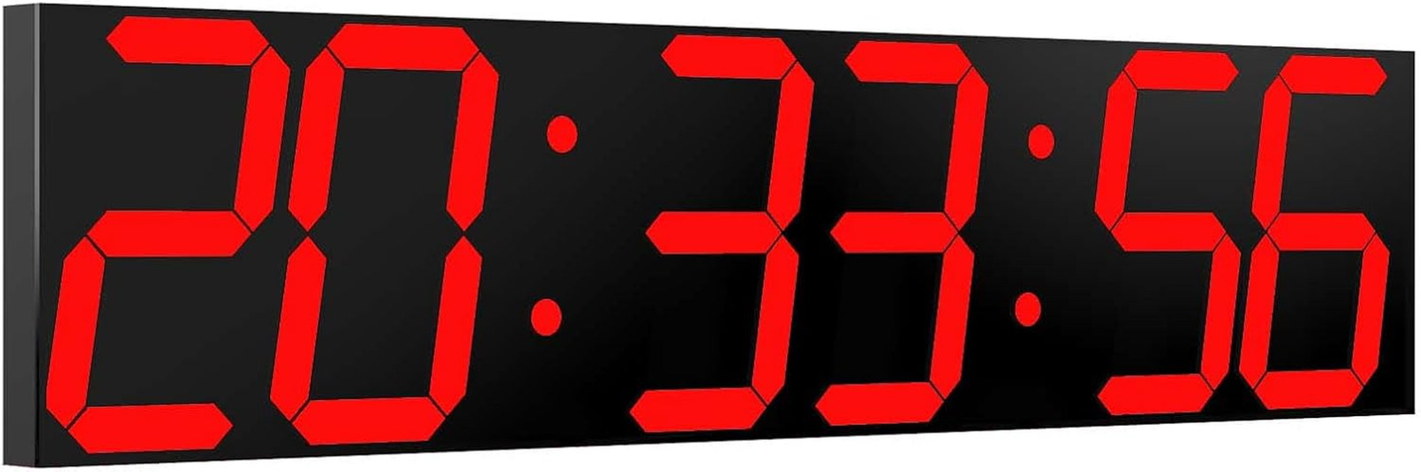 Digital Wall Clock, Oversize Led Digital Clock Large Display with Auto Dimmer, H gallery