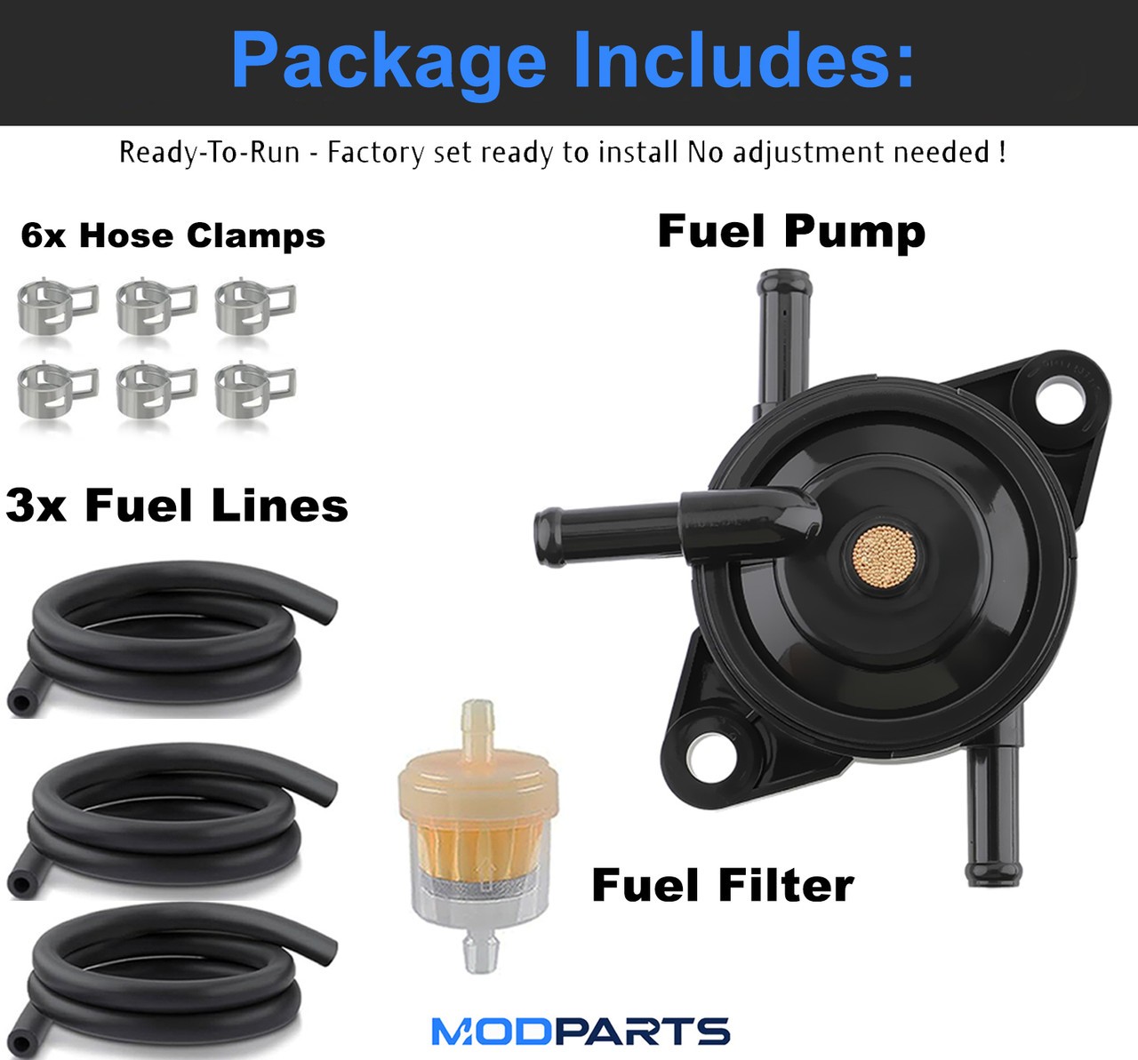 Fuel Pump For Toro SS4225 Zero Turn Mower gallery