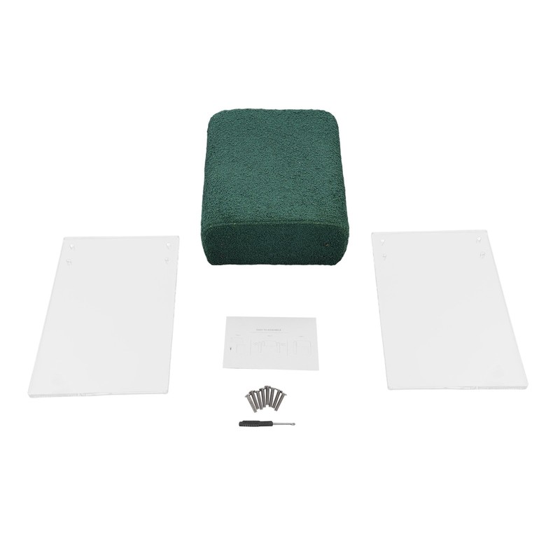 Makeup Stool Modern Minimalist Acrylic Chair Multi-functional Vanity w/ Cushion gallery