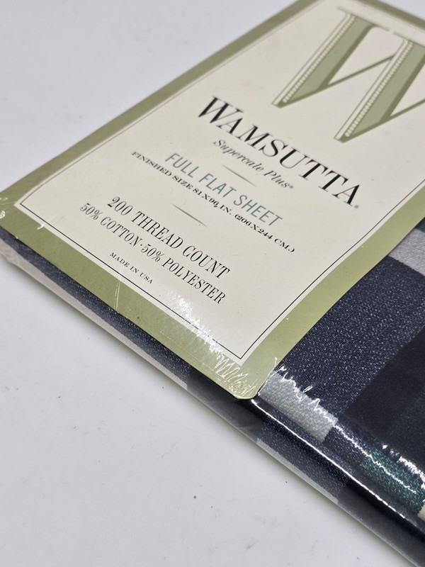 WAMSUTTA FULL FLAT SHEET, 81X96IN, SEALED 200 THREAD COUNT NIP, FULL SIZE gallery