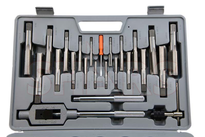 Shars 45pcs 6-24mm Right Hand Hi Carbon Steel Tap & Die Set New R} gallery
