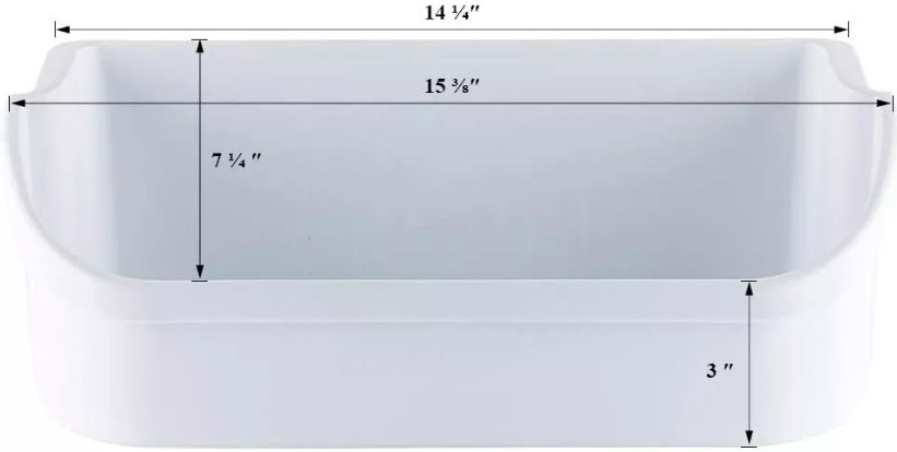 Refrigerator Door Shelf Bin for Frigidaire FRS26H5ASB4 FRS26H5ASB5 FRS26H5ASB6 gallery