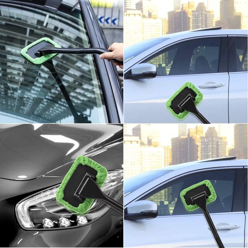 6× Car Cleaner Brush Kit Windshield Window Cleaning Wash Tool Inside Auto Glass gallery