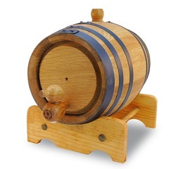 Red Head Barrels – 2 L Premium Distillery-Grade Oak 2 Liter, Brown, black