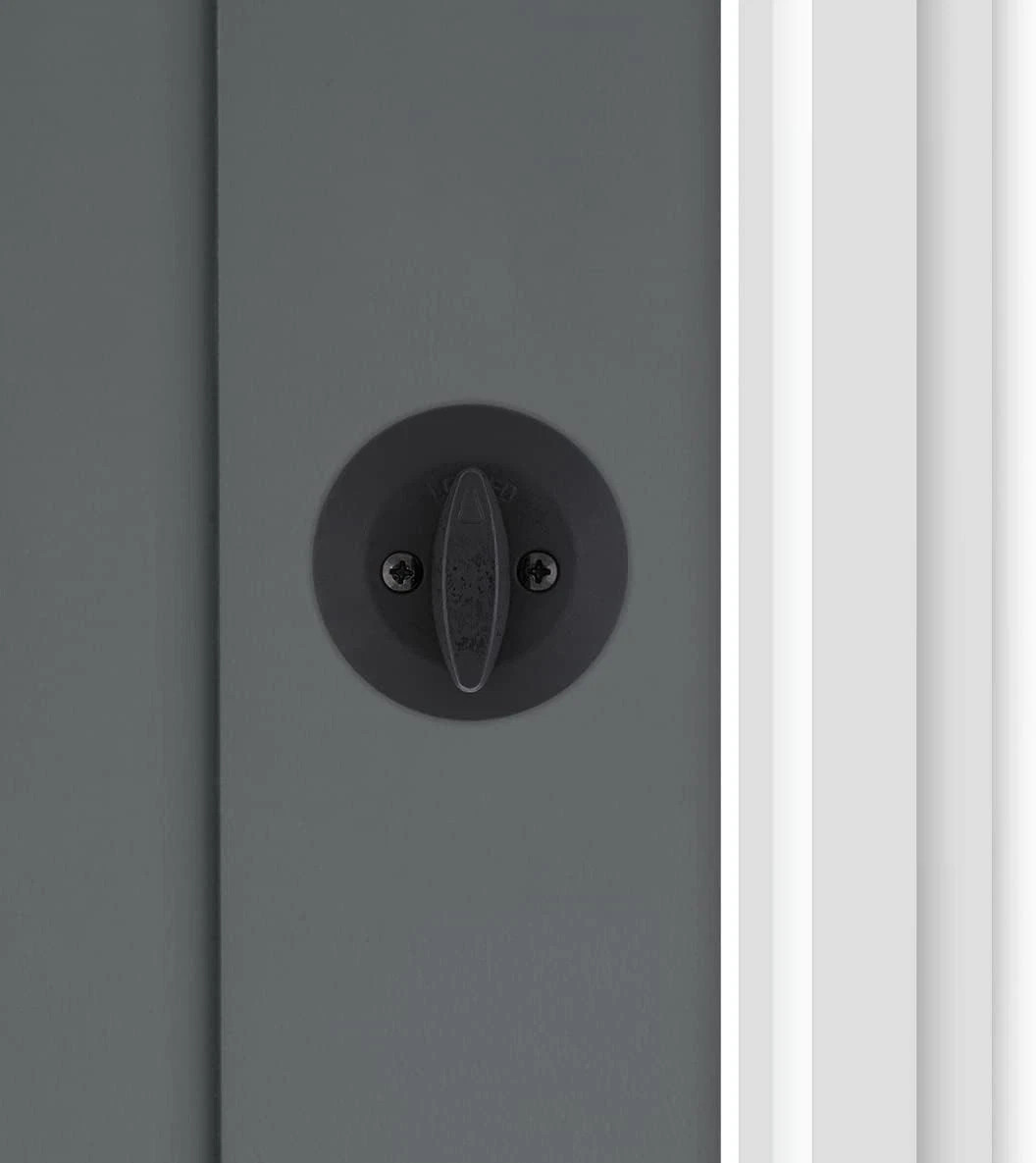 Kwikset Security Series One-Sided Keyless Deadbolt Matte Black 96630-072 - NEW gallery