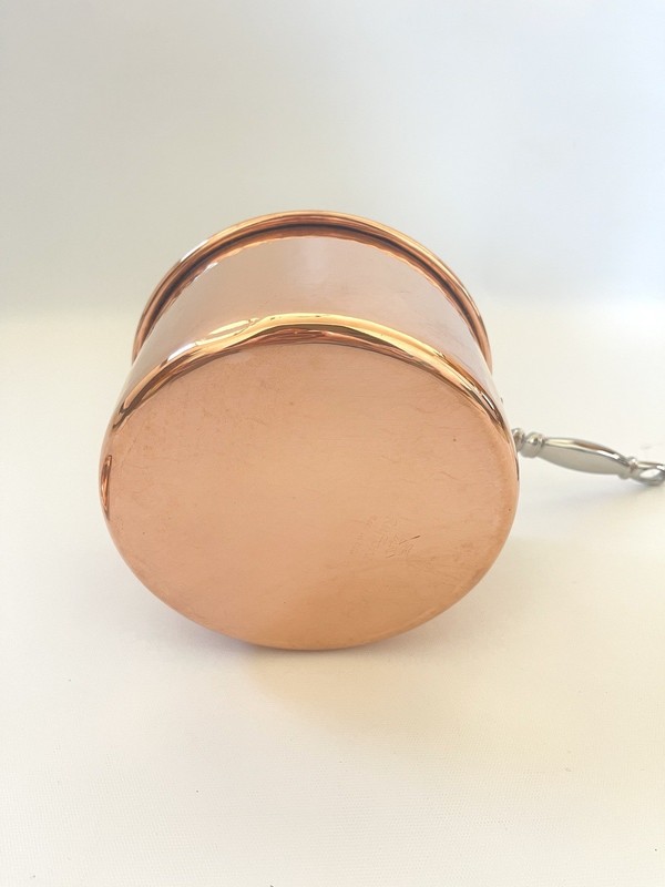 Ruffoni Copper Tin Lined Saucepan 17cm/ 7" Oak Leaf Handle Lid gallery