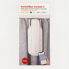 SwitchBot Curtain 3 U Rail – App, Remote, or Voice Control Curtain Automation