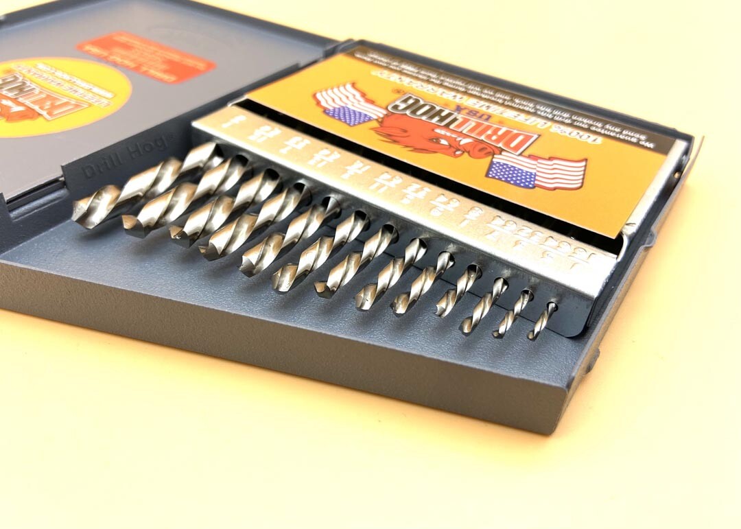 Drill Hog® Niobium Left Hand Drill Bit Set Screw Extractor Lifetime Warranty gallery