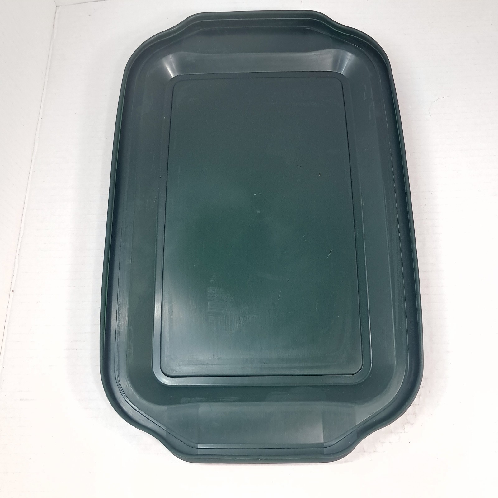 Pyrex 233-PC Plastic Baking Dish Lid Cover pyrexware dark hunter green 233 PC gallery