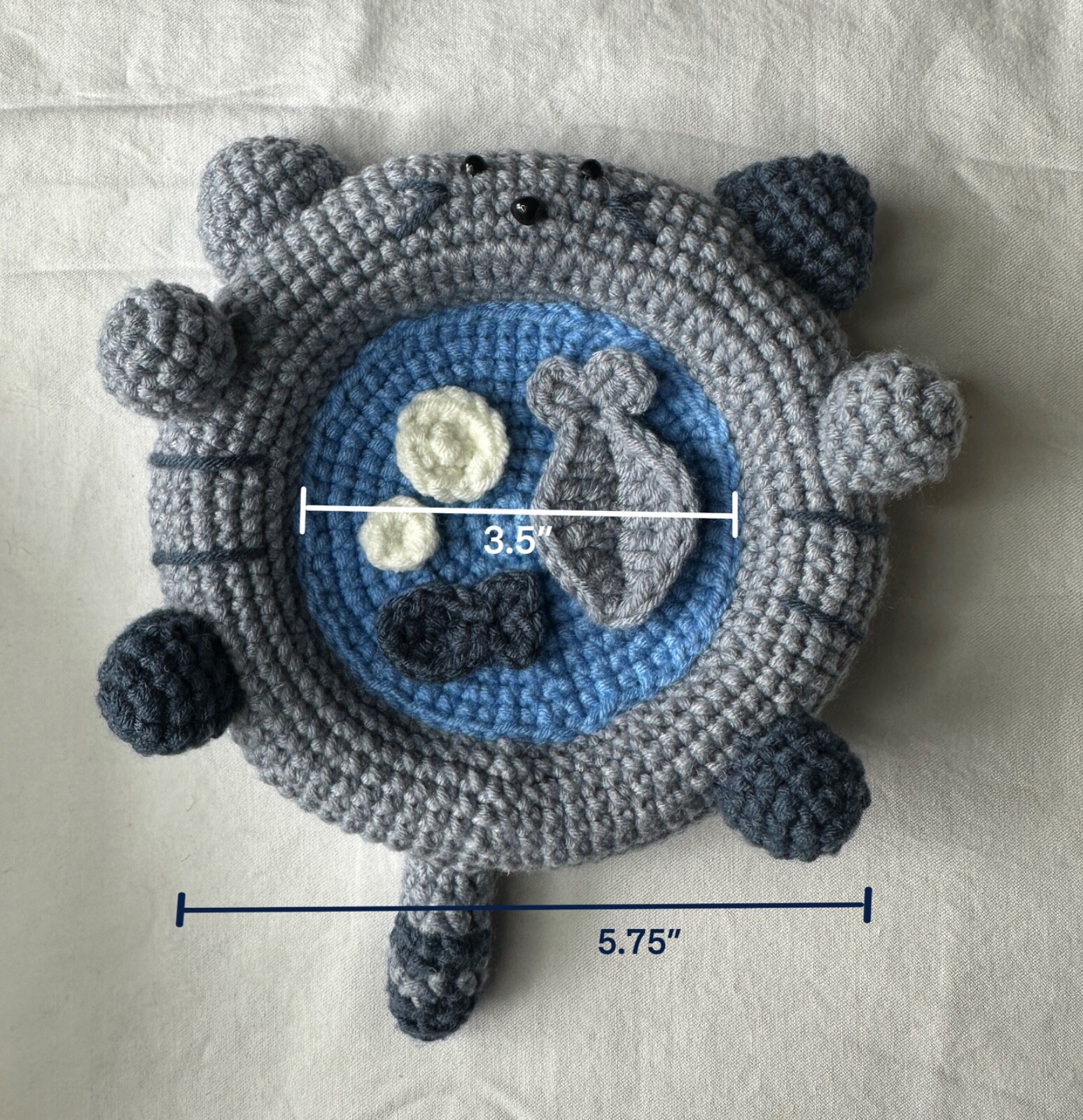 Handmade Crochet Cartoon Coaster -Finished Product (Coaster only) gallery