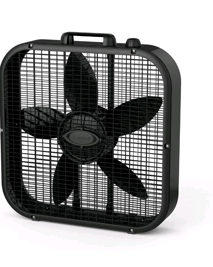 Lasko Cool Colors 20 Inch Box Fan B20401 Black New In Box gallery