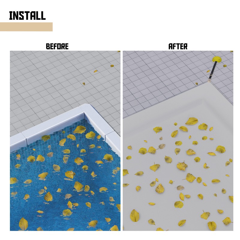 Inground Swimming Pool Cover Rectangle Winter Pool Cover Safety Heavy Duty Gray gallery