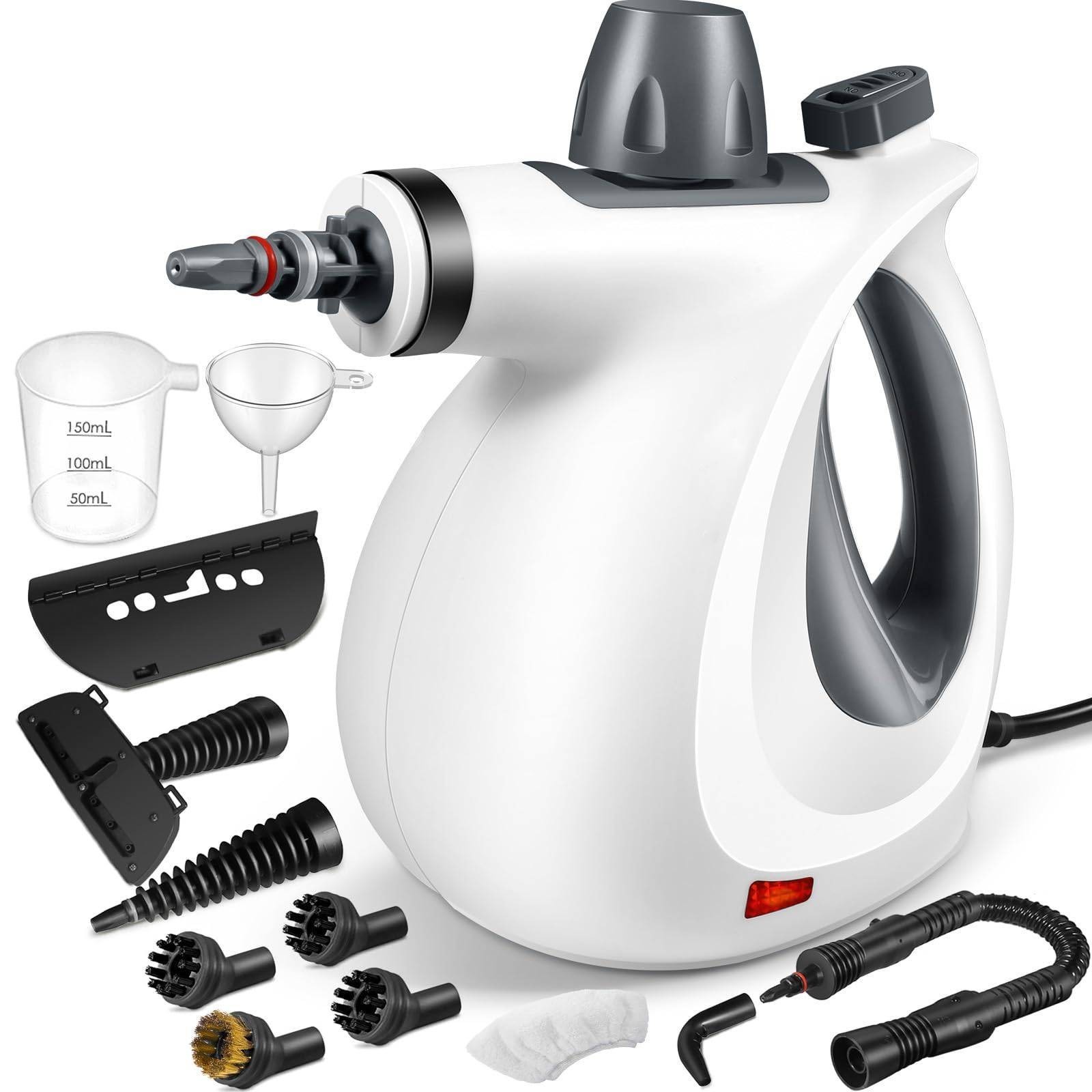 Pressurized Handheld Multi-Surface Natural Steam Cleaner with 12 pcs Accessories gallery