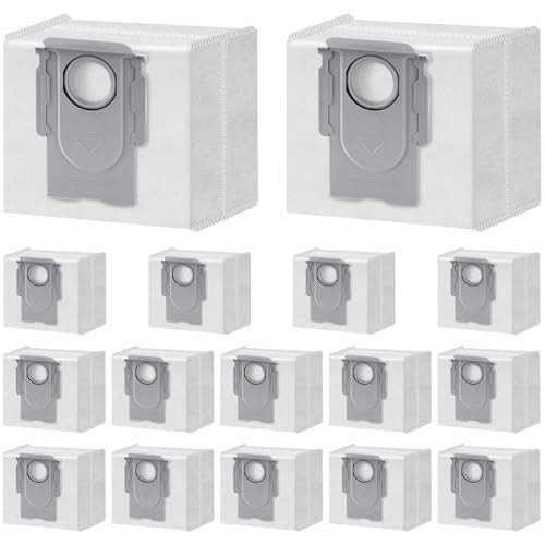 16 Packs Q10 Q7 Q5 Bag Replacement for Roborock Q10 S5+, Q7 M5+, Q5 16pcs Bags gallery