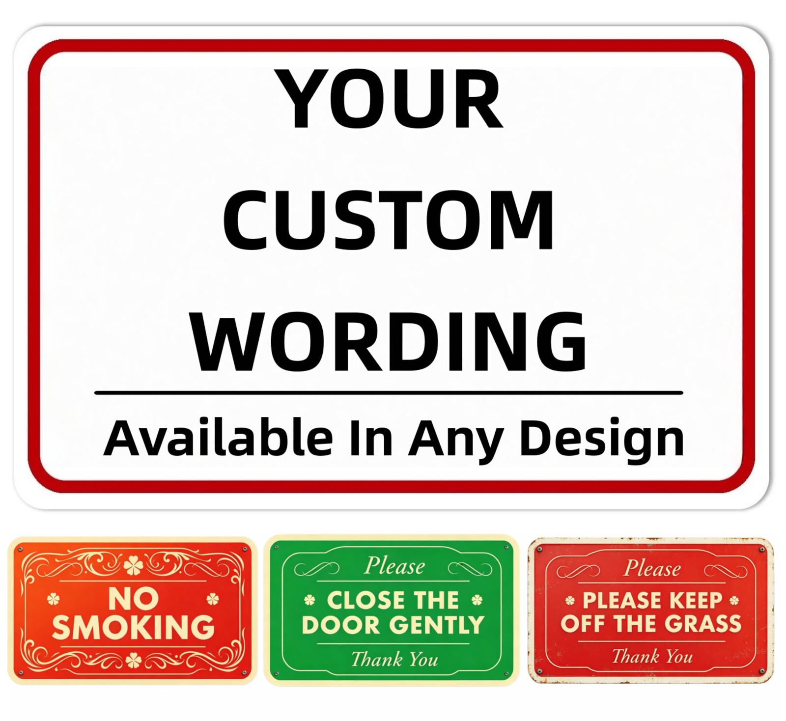 Personalized Custom Metal Tinplate Sign Decor for Outdoor，Indoor, Home ，Yard gallery