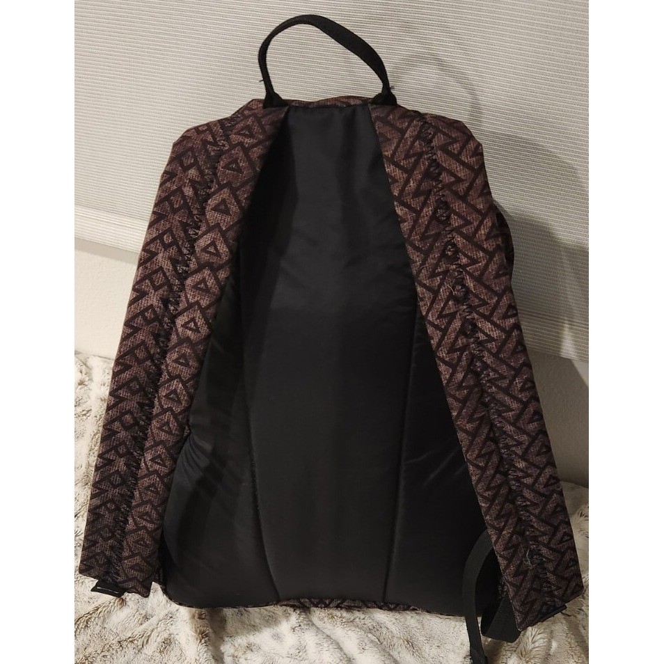 Dakine Backpack Brown Geometric Pattern School Travel Book Bag 3