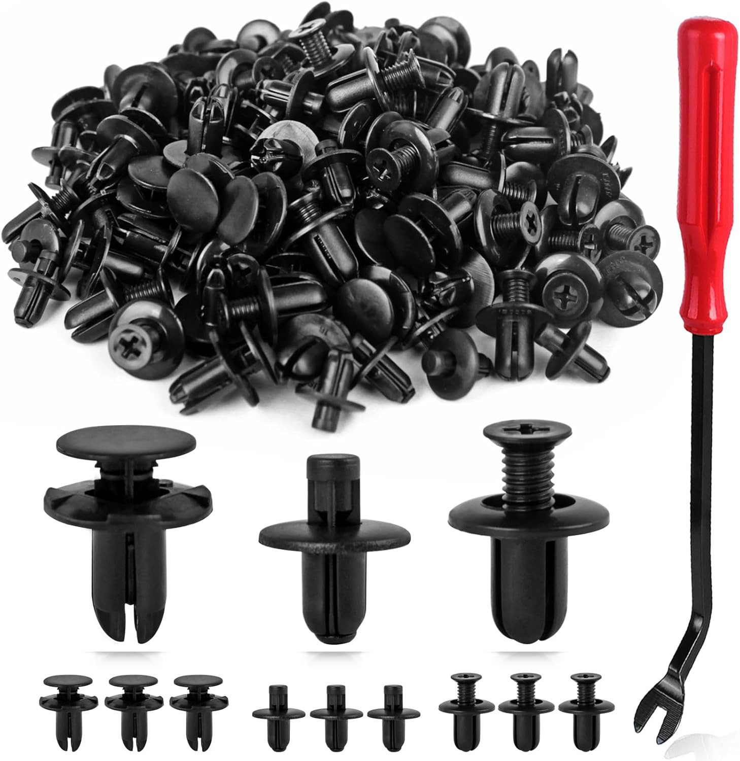 120Pcs Fender Liner Push-Type Retainer Clip Fastener Compatible with Hyundai Kia gallery