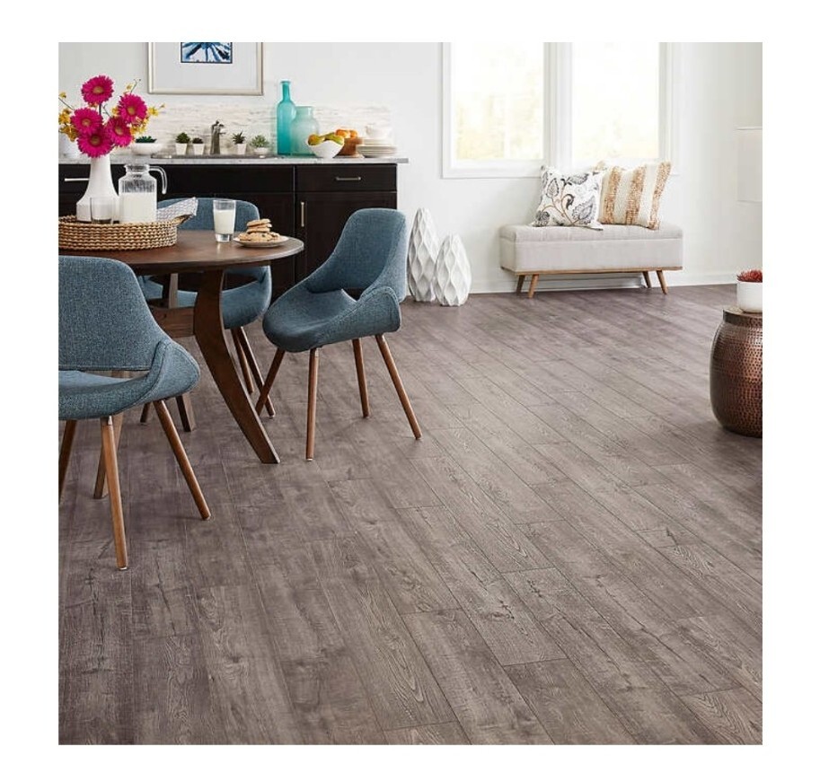 Mohawk Home Westmere Scraped Oak Waterproof Laminate 8 Of 9 Planks NEW, DISC gallery