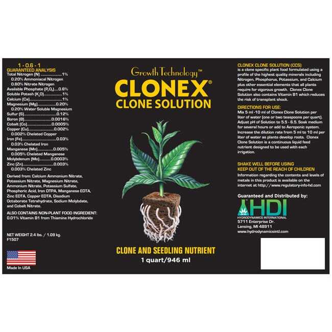 Clonex Clone Solution Quart - FREE SHIPPING gallery