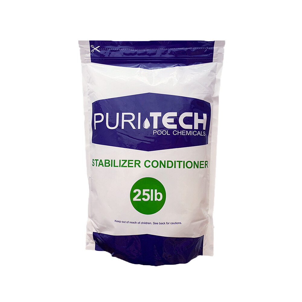 Puri Tech Pool 25lbs Stabilizer Conditioner Cyanuric Acid UV Protection Pool Spa gallery