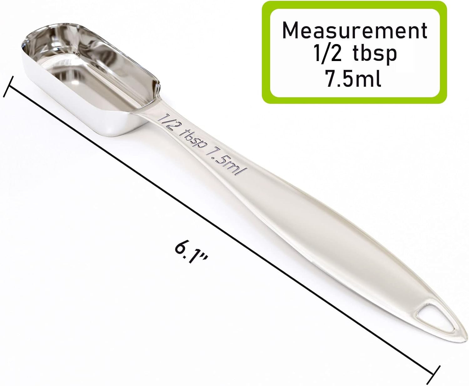1PCS 1/2Tablespoon (1.5tsp, 7.5ml) Single Measuring Spoon, Individual Stainless gallery