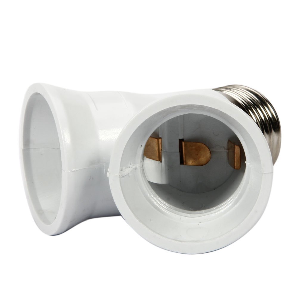 4 Pieces 2 in 1 Socket Splitter Adapter For E26/E27 Medium Socket gallery