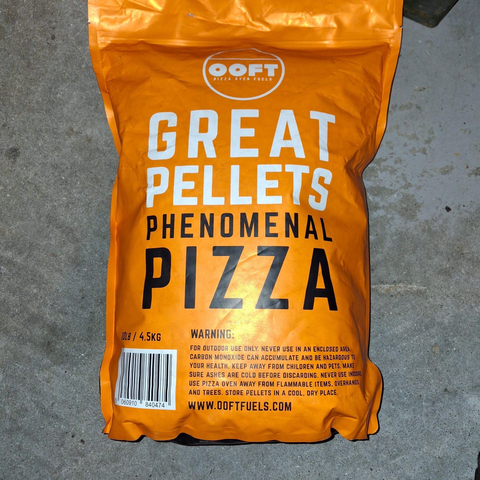 OOFT 100% Hardwood Pizza Oven Pellets Moisture Proof Resealable Bag 8 pounds lbs gallery