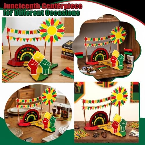 Juneteenth Decorations Wooden Centerpieces Honoring The Past Inspiring The gallery