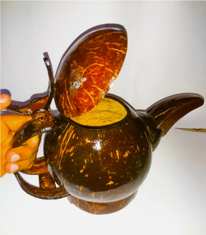 Coconut Shell Jug ECO Friendly Organic Healthy Free Shipping 1Set (2pcs) gallery