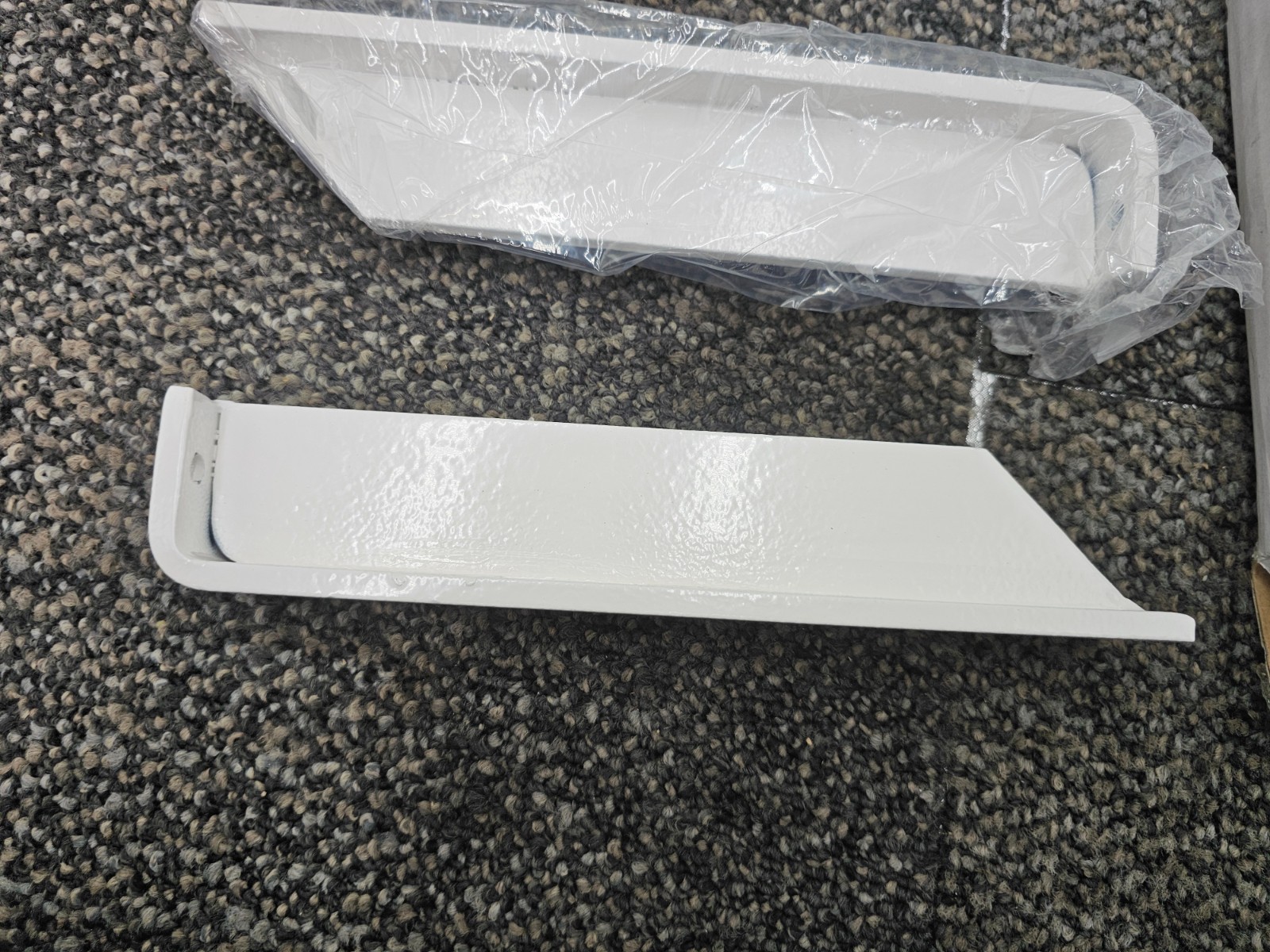 (QTY 6) FS9 White Floating Shelf Bracket Counter Balance 1,500 lbs/pr Durable gallery