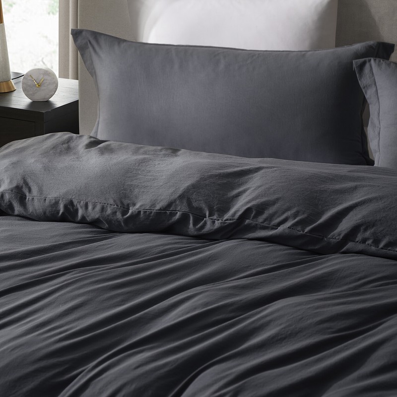 3 Pc Duvet Cover Set, King/Queen Soft Pre-Washed Comforter Cover & Pillow Shams gallery