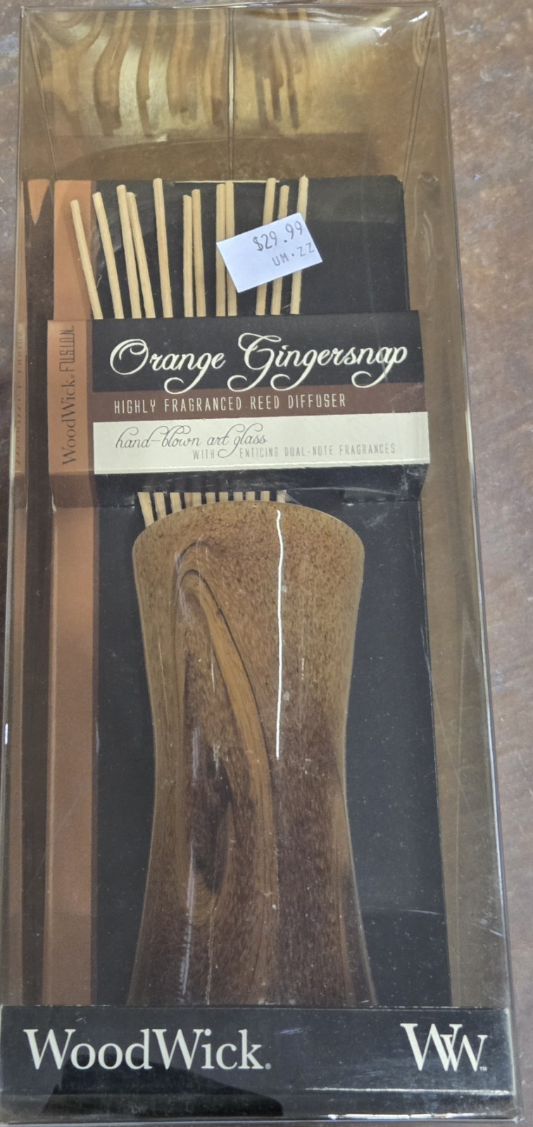 WoodWick Orange Gingersnap Reed Diffuser Large 7.4 Oz Fragrance 12 Reeds New gallery