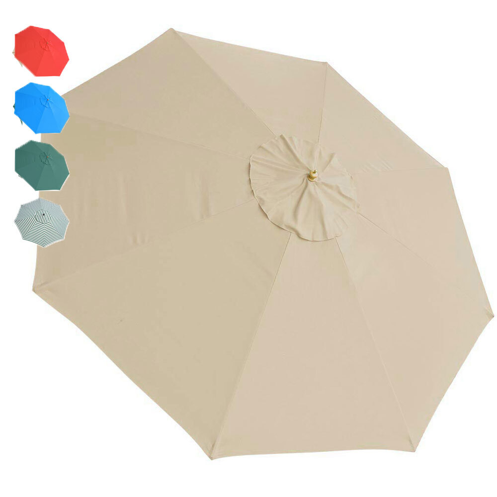 13 Ft Patio Umbrella Replacement Canopy Market Outdoor Beach Poolside Top Cover gallery