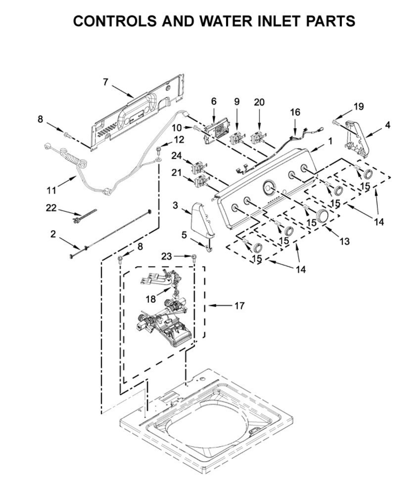Maytag Washer: Water Temperature Control Switch (W10285512) (P6040) gallery